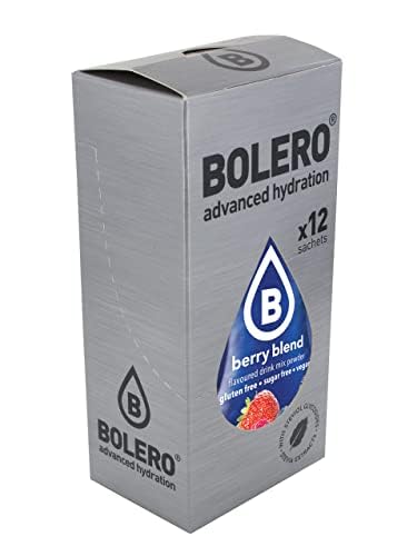 Bolero Drinks BERRY BLEND | 12x3g I Erfrischendes Zuckerfreies Getränkepulver mit Stevia gesüßt | Vitamin C | für Diabetiker geeignet | Eine Mischung aus Beeren Geschmack Bolero Drinks BERRY BLEND | 12x3g I Erfrischendes Zuckerfreies Getränkepulver mit Stevia gesüßt | Vitamin C | für Diabetiker geeignet | Eine Mischung aus Beeren Geschmack von Bolero