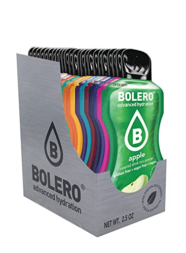 Bolero Drinks Kennenlernpaket STICKS MIX 48x3g I erfrischendes zuckerfreies Getränkepulver mit Stevia gesüßt | Vitamin C | für Diabetiker | ein gesünderes Getränk für Familie und Freunde von Bolero