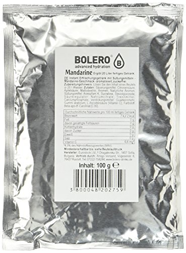 Bolero Drinks - Mandarin (5 x 100 g Beutel), 500 g von Bolero