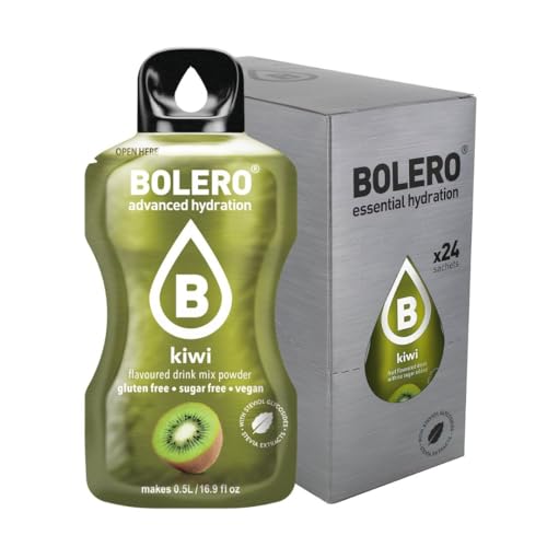 Bolero KIWI 24x3g | Sugar-Free Powder Drink | Vegan & Gluten-Free | For Active Lifestyles von Bolero