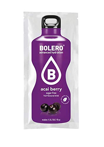 DOPPELPACKUNG Cola Bolero Instant Getränkepulver 2 x 9g pro Packung für MINDESTENS 3,0 Liter Limo ZUCKERFREI von Bolero