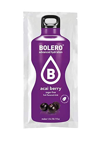 DOPPELPACKUNG Cola Bolero Instant Getränkepulver 2 x 9g pro Packung für MINDESTENS 3,0 Liter Limo ZUCKERFREI von Bolero