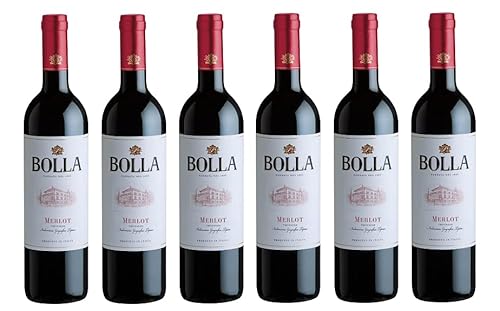 6x 0,75l - Bolla - Merlot - Trevenezie I.G.P. - Veneto - Italien - Rotwein trocken von Bolla