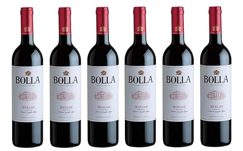 6x 0,75l - Bolla - Merlot - Trevenezie I.G.P. - Veneto - Italien - Rotwein trocken von Bolla