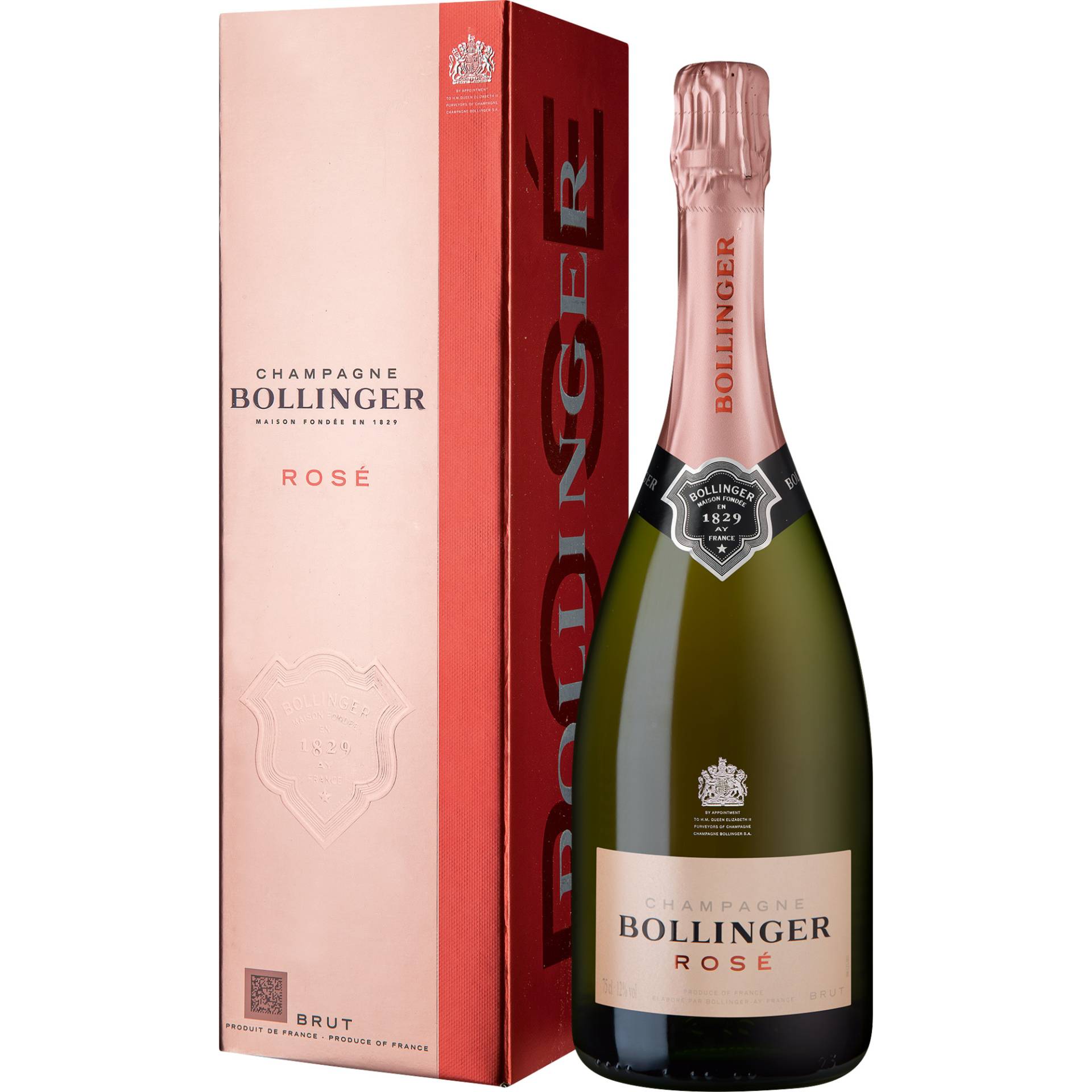 Champagne Bollinger Rosé, Brut, Champagne AC, Geschenketui, Champagne, Schaumwein von Bollinger, Ay, France
