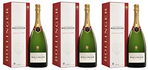 3x 1,5l - Bollinger - Special Cuvée Brut - Magnum - Champagne A.O.P. - Frankreich - Champagner trocken von Bollinger