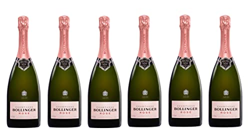 6x 0,75l - Bollinger - Rosé - Champagne A.O.P. - Frankreich - Rosé-Champagner trocken von Bollinger
