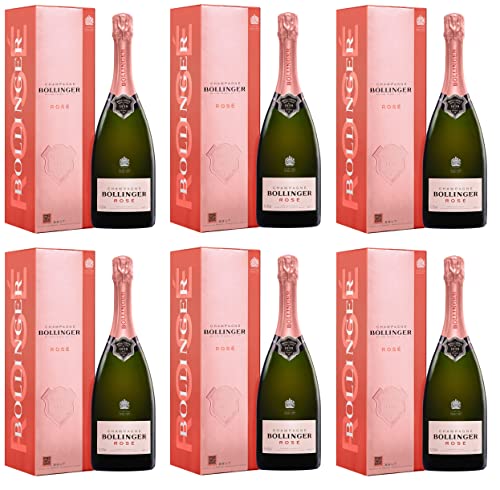 6x 0,75l - Bollinger - Rosé - im Etui - Champagne A.O.P. - Frankreich - Rosé-Champagner trocken 6x 0,75l - Bollinger - Rosé - im Etui - Champagne A.O.P. - Frankreich - Rosé-Champagner trocken von Bollinger
