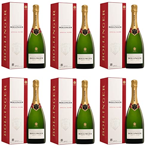 6x 0,75l - Bollinger - Special Cuvée Brut - im Etui - Champagne A.O.P. - Frankreich - Champagner trocken von Bollinger
