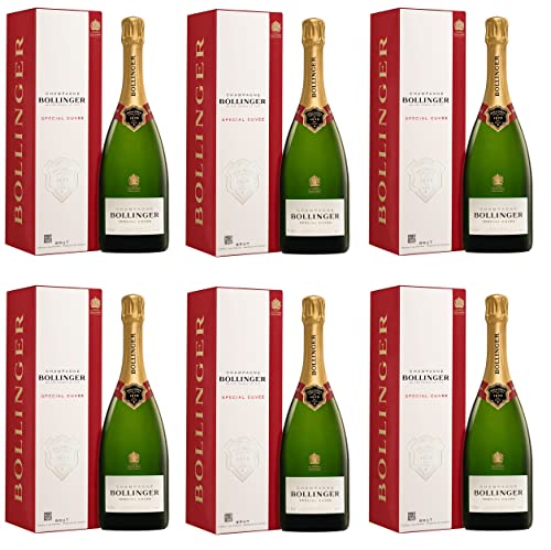 6x 0,75l - Bollinger - Special Cuvée Brut - im Etui - Champagne A.O.P. - Frankreich - Champagner trocken 6x 0,75l - Bollinger - Special Cuvée Brut - im Etui - Champagne A.O.P. - Frankreich - Champagner trocken von Bollinger