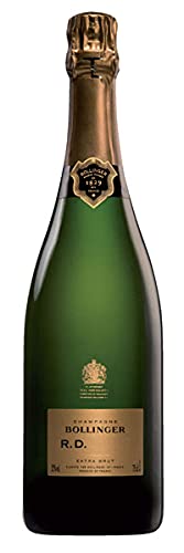 Champagne Bollinger R.D. 2002 with case von Bollinger