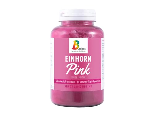 Bombasei B Colors, Vegane Pulverfarbe Einhorn Pink, 120g Dose. Pure Farbe aus 100% Obst und Gemüse! von Bombasei decor