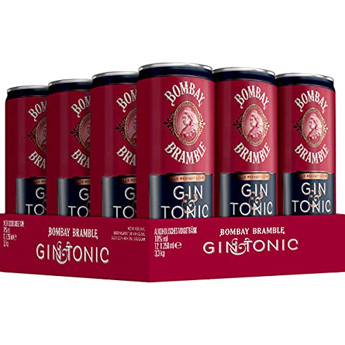 12 Dosen a 250ml Bramble Bombay Bramble Gin & Tonic 10% vol.Dose inc. 3,00€ EINWEG Pfand Bombay Dry Tonic Gin + Tonic Water 12 Dosen a 250ml Bramble Bombay Bramble Gin & Tonic 10% vol.Dose inc. 3,00€ EINWEG Pfand Bombay Dry Tonic Gin + Tonic Water von Bombay Gin