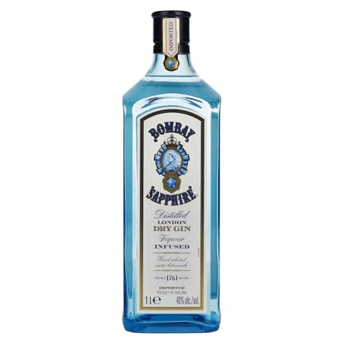 Bombay Sapphire Gin Holly Fulton Limited Edition mit Geschenkverpackung und Schal (1 x 1 l) von Bombay