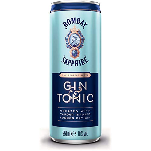 Bombay Sapphire Gin & Tonic ready to Drink Dose (12 x 250 ml) von Bombay Sapphire