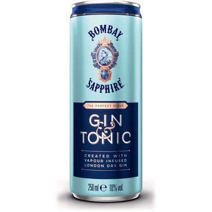 Bombay Sapphire Gin & Tonic ready to Drink Dose (12 x 250 ml) von Bombay Sapphire