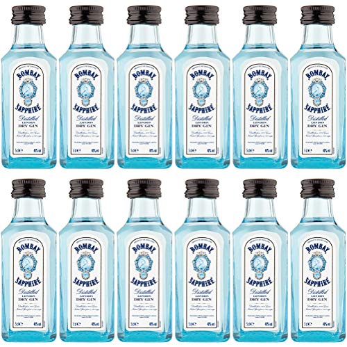 Bombay Sapphire London Dry Gin 5cl Miniature - 12 Pack von Bombay Sapphire