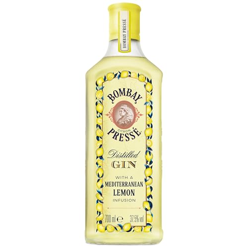 Bombay Citron Pressé Premium Distilled Lemon Flavoured Gin, per Dampfinfusion hergestellt mit den besten Zitronen vom Mittelmeer, intensiver Zitronengeschmack, 37,5% Vol., 70 cl/700 ml Bombay Citron Pressé Premium Distilled Lemon Flavoured Gin, per Dampfinfusion hergestellt mit den besten Zitronen vom Mittelmeer, intensiver Zitronengeschmack, 37,5% Vol., 70 cl/700 ml von Bombay Sapphire