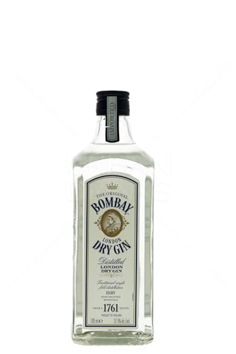 Bombay Sapphire Distilled Premium London Dry Gin, 37,5% Vol., 70 cl/700 ml, per Dampfinfusion hergestellt mit 8 handverlesenen exotischen Botanicals von Bombay