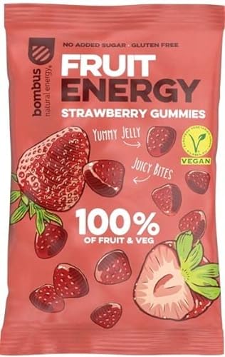Erdbeersnacks 100% glutenfrei 35 g BOMBUS von Bombus