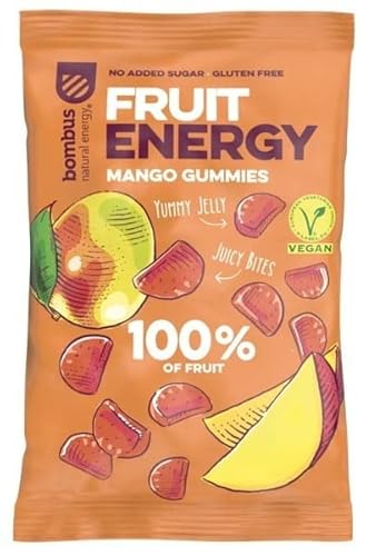 Mango Snacks 100% aus Früchten glutenfrei 35 g BOMBUS von Bombus