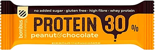 Proteinriegel 30% erdnuss-glutenfreie Schokolade 50 g Bombus von Bombus