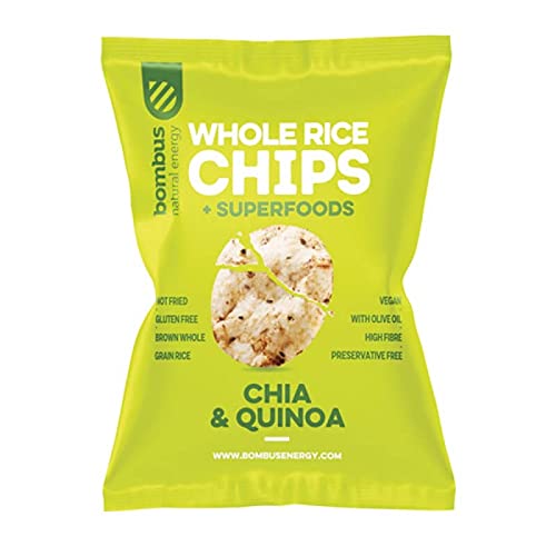 Vollkornreischips mit Chia und Quinoa (glutenfrei) 60 g Bombus von Bombus