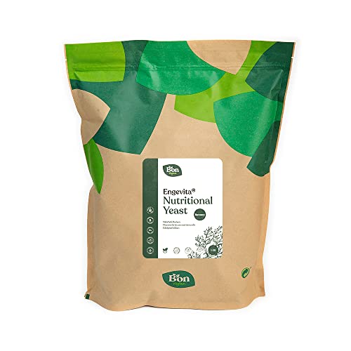Bon Vegan Engevita Nicht angereicherte Nährhefe Flocken by Premium Nutritional Yeast Flakes 1000g | Veganer Käseersatz | mit B-Vitaminen | Gentechnikfrei | Glutenfrei | ohne Zusatz von Vitaminen Bon Vegan Engevita Nicht angereicherte Nährhefe Flocken by Premium Nutritional Yeast Flakes 1000g | Veganer Käseersatz | mit B-Vitaminen | Gentechnikfrei | Glutenfrei | ohne Zusatz von Vitaminen von Bon Vegan