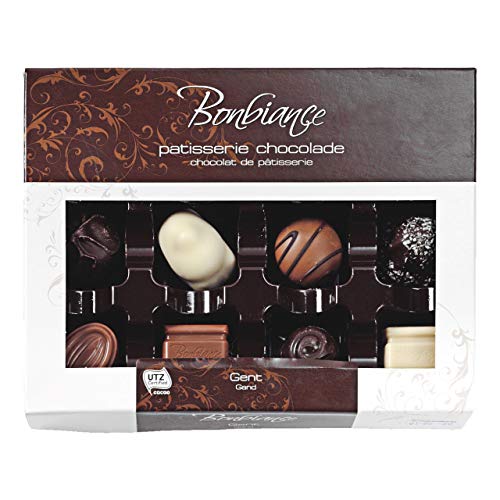 Handwerksbonbons Gent aus belgischer Schokolade - Box 250 Gramm von Bonbiance