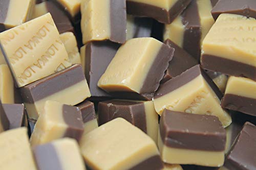 Fudge Duo Toffee Vanille Choco weiches Butter Karamell Konfekt 300g von FOXCUP