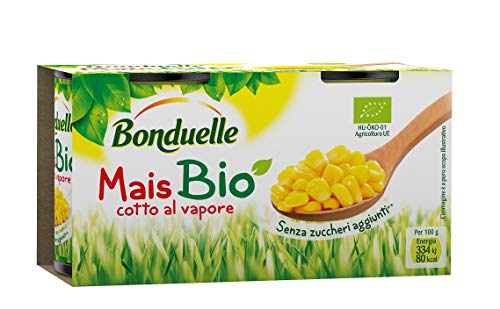 3x Bonduelle Mais Bio Dampf gekocht knusprig und süß ohne Zuckerzusatz 2x150g von Bonduelle