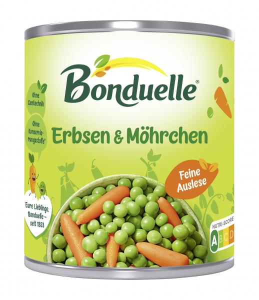 Bonduelle Erbsen mit Möhrchen Feine Auslese von Bonduelle