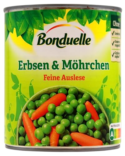 Bonduelle Erbsen & Möhrchen Feine Auslese, 12er Pack (12 x 530g) von Bonduelle