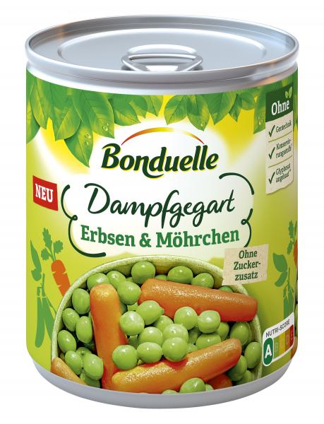 Bonduelle Erbsen & Möhrchen dampfgegart Bonduelle Erbsen & Möhrchen dampfgegart von Bonduelle