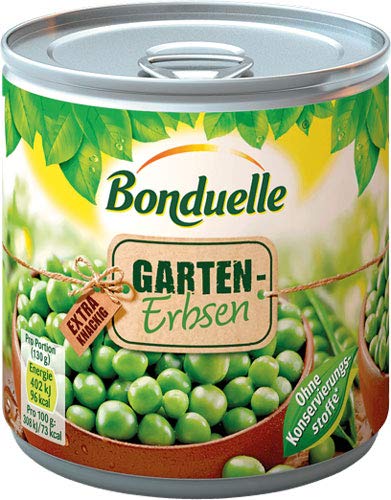 Bonduelle Garten-Erbsen - 12x 400 g von Bonduelle