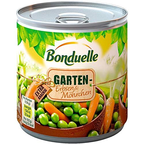 Bonduelle Garten-Erbsen mit Möhrchen Bonduelle Garten-Erbsen mit Möhrchen von Bonduelle