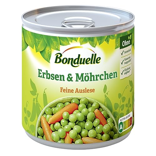 Bonduelle Gemüse, Erbsen mit Möhrchen feinste Auslese 400 g Bonduelle Gemüse, Erbsen mit Möhrchen feinste Auslese 400 g von Bonduelle