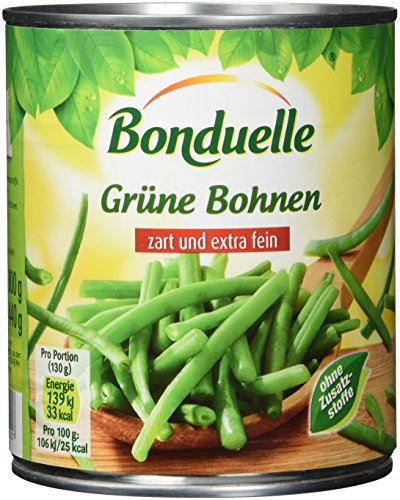 Bonduelle Grüne Bohnen feinste Auslese, 6er Pack (6 x 800 g Dose) von Bonduelle