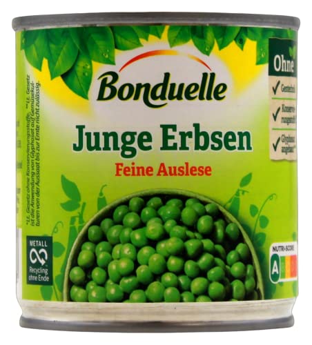 Bonduelle Junge Erbsen feine Auslese, 12er Pack (12 x 140g) von Bonduelle