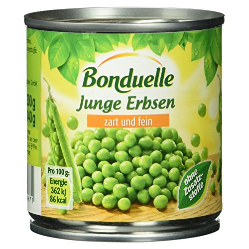 Bonduelle Junge Erbsen zart und fein, 200g Bonduelle Junge Erbsen zart und fein, 200g von Bonduelle