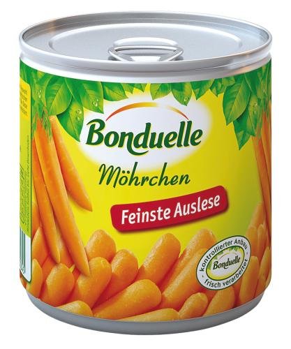 Bonduelle Möhrchen feinste Auslese , 4er Pack (4 x 400 g Packung) von Bonduelle