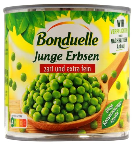 Bonduelle junge Erbsen zart und extra fein, 12er Pack (12 x 280g) von Bonduelle