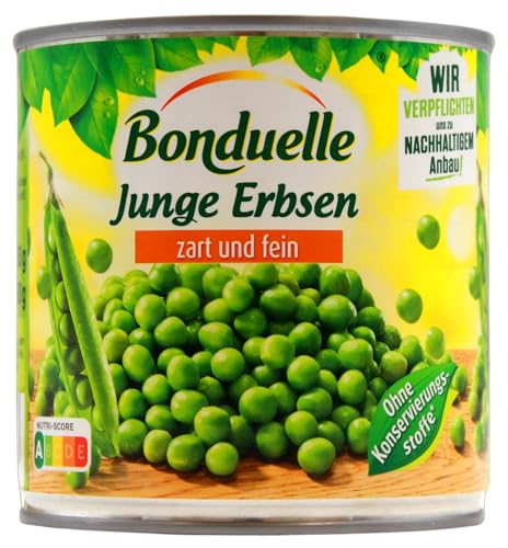 Bonduelle junge Erbsen zart und fein, 12er Pack (12 x 280g) von Bonduelle