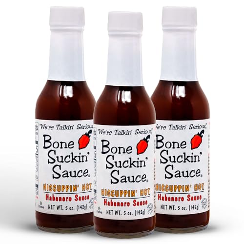 Bone Suckin' Habanero scharfe Soße (3er Pack) von Bone Suckin'