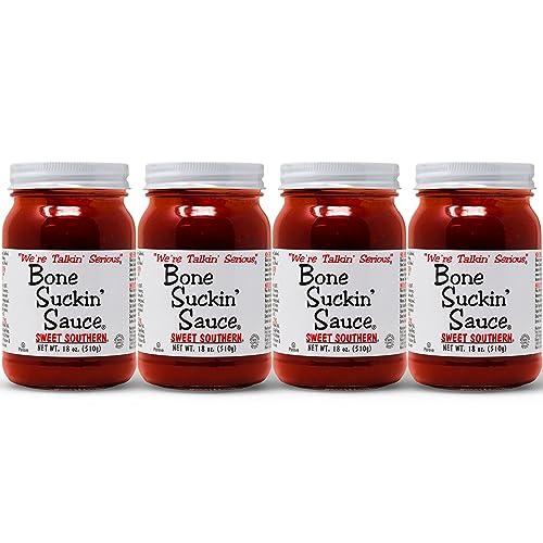 Bone Suckin' Original Grillknochen sauce Saugen (4er Pack) von Bone Suckin'