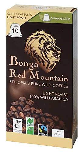 Bonga Red Mountain - kompo Bio Bonga Red Mountain, Kapseln, Light Roast, kompostierbar (2 x 55 gr) von Bonga Red Mountain - kompo