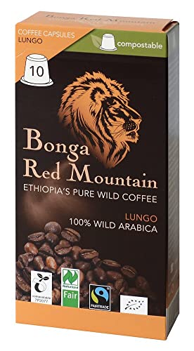 Bonga Red Mountain - kompo Bio Bonga Red Mountain, Kapseln, Lungo, kompostierbar (1 x 55 gr) von Bonga Red Mountain - kompo