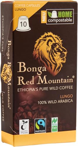 Bonga Red Mountain - kompo Bio Bonga Red Mountain, Kapseln, Lungo, kompostierbar (1 x 55 gr) von Bonga Red Mountain - kompo