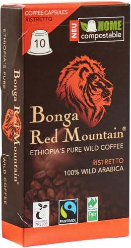 Bonga Red Mountain - kompo Bio Bonga Red Mountain, Kapseln, Ristretto, kompostierbar (2 x 55 gr) von Bonga Red Mountain - kompo