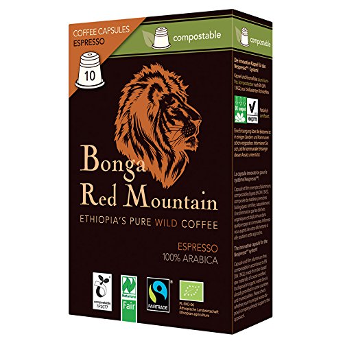 Bonga Red Mountain Espresso kompostierbare Kapseln 55 g von Bonga Red Mountain